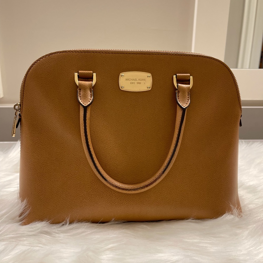 Michael Kors Cindy Large Dome Satchel Bag